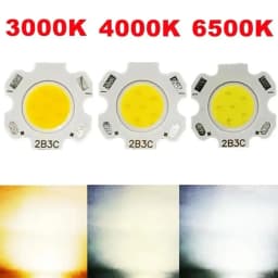 20 pcs A Lot 3W 5W 7W LED COB Source Chip High Power LED COB Side 11mm Light Bulb Light Lamp Spotlight Down Light 3000K TO 6500K