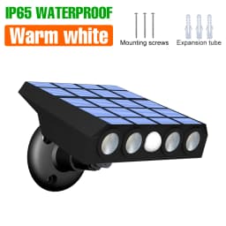 LED Solar Lights Outdoor Wall Lamp Waterproof Street Lamp For Garden Lighting Spotlight With Motion Sensor LED External Sconce