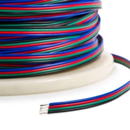 5M-100M RGB Led Connector Cable 22/20/18AWG 2/3/4/5/6Pin Electric Extension Wire for 5050 3528 WS2812B RGBW CCT LED Strip Lights