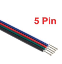 5M-100M RGB Led Connector Cable 22/20/18AWG 2/3/4/5/6Pin Electric Extension Wire for 5050 3528 WS2812B RGBW CCT LED Strip Lights
