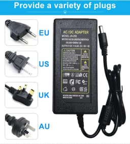 DC 5V 12V 24V Adapter Power Supply AC 100V-240V 1A 2A 3A 5A 6A 8A 10A Charger Converter Adaptor For 5050 LED Strips Light Lamp