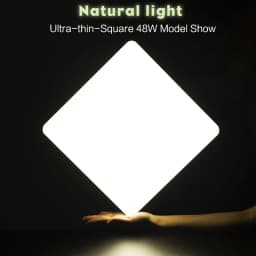 MARPOU Square LED Ceiling Lamp Bedroom Lighting Neutral White Cold White Warm White 48W 36W 24W 18W Led Ceiling Light Room