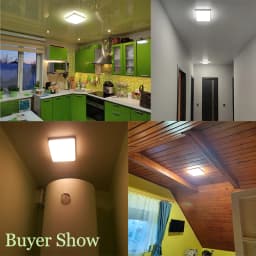 MARPOU Square LED Ceiling Lamp Bedroom Lighting Neutral White Cold White Warm White 48W 36W 24W 18W Led Ceiling Light Room