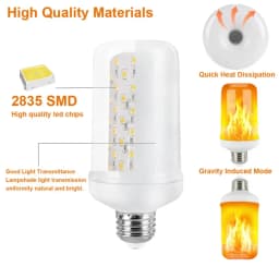E27 LED Flame Lamp Flickering Fire Simulation Light Bulb E14 Dynamic Flame Effect Candle Light Creative Home Festival Decoration