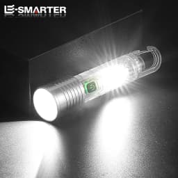 Portable Strong LED EDC Flashlight Mini Keychain Rechargeable Zoom Torch Long Range Outdoor Camping Lantern With Magnetic