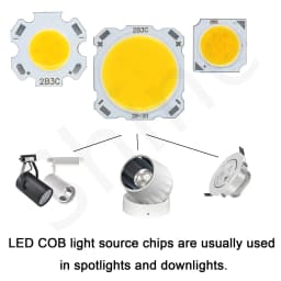 10pcs 3W 5W 7W 10W High Power LED Source Chip 13mm 20mm 24mm SMD LED COB Light Bulb LED Diode Light Lamp Spotlight Downlight DIY
