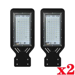 100W Led Street Light Outdoor Spotlight Flood Lamp Waterproof Parking Lighting AC110V 220V Exterior Street Lamp for Yard Square