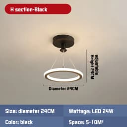 New Modern LED Ceiling Light Simple Balcony Crossing Light Home Corridor Porch Channel Ceiling Light Nordic Wind Cloakroom Light