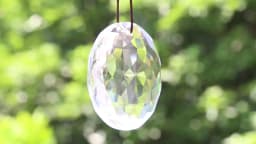 60MM Clear Hanging Crystal Mandala Garland Prism Suncatcher Chandelier Parts Lucky Light Feng Shui Faceted Pendant Crystal Decor