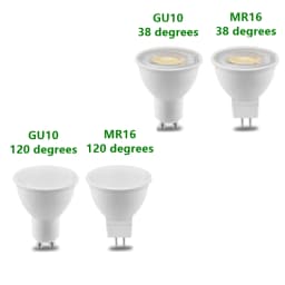 10pcs/lot LED Low Voltage Spotlight GU5.3/MR16 AC/DC 12V 3W-7W High Efficiency Warm White Light Can Replace 20W 50W Halogen Lamp
