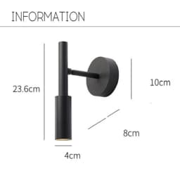 Modern Vintage Bedside Wall Lamp Led Nordic Adjustable Wall Lamps LED Light Living Room Bedroom Bathroom Lighting Decoration