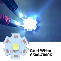 1-100pcs DC6V/12V XHP50 Cold White LED Bead 5050COB Replace 18W 20W Chip For Flashlight Car Diving Light Source Accessory