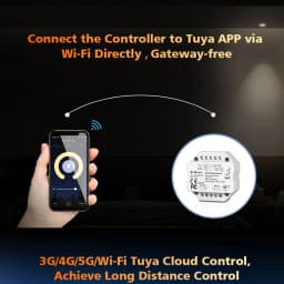 Tuya Smart Life WiFi RF AC Triac Dimmer LED Controller Push Switch 110V 220V 230V Wireless Remote Smart Home Alexa Google Home