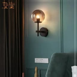 Nordic Modern LED Wall Lamp Sconce Beside Bedroom Bathroom Mirror Stair Light Glass Ball Wall light Luminaira Lighting Fixtures