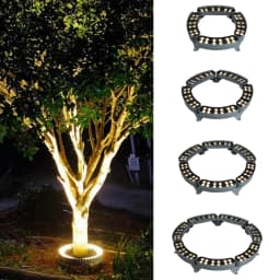 LED Tree Hugging Light Night Projection Spotlight Lamp Outdoor Waterproof Landscape Tree Hold Lights for Home Garden Park Decor