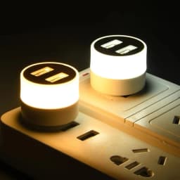 USB Light LED USB Book Lamp Eye Protection Reading Light Computer Reading Lamp Mobile Power Charging Book Lamps Mini Night Light