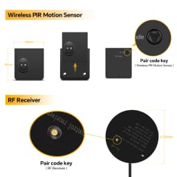 Smart Dual Sensors PIR Motion Sensor Switch DC 24V Solid Silicone Neon Light COB LED Strip Self-adhesive Room Stair Night Lamp