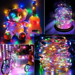 Solar Fairy Lights Outdoor 8 Modes Waterproof String Lights for Garden Patio Yard Christmas Party Decor Warm White Solar Light