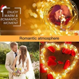 Solar Fairy Lights Outdoor 8 Modes Waterproof String Lights for Garden Patio Yard Christmas Party Decor Warm White Solar Light