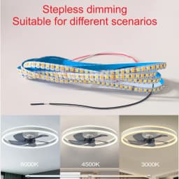IRALAN Universal LED Fan Light Driver Replaceable Transformer Intelligent Light Strip Dimmable Ceiling Fan Lighting Accessory