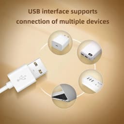 Led Light Tube Reading Lamp Usb Plug Magnetic Strip Suction Bedside Mini Night 20cm/40cm/50cm Dimmable 3colors Student-dormitory