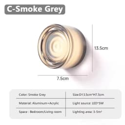 Nordic LED Wall Lamp For Bedroom Headboard Entrance Corridor Indoor Atmosphere Wall Lamp Background Decoration Ceiling Lamp