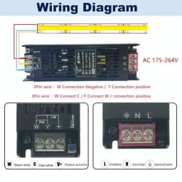 DC 24V LED Power Supply Dimmer Transformer AC175-265V Tuya Zigbee3.0 Support Alexa Gooogle Voice APP Control For CCT LED Strip