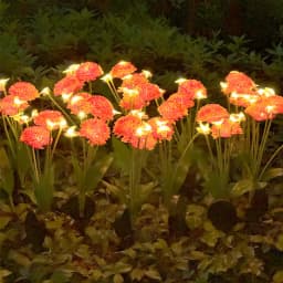 1 Solar Garden Light, Swinging Bee Light with Flowers, Waterproof Firefly Light, Garden Courtyard Path Decoration, Ladies' Gift