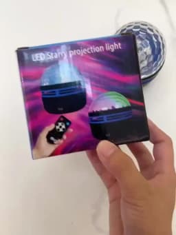 1pc Vibrant Water Ripple LED Projection Light,Remote Control,USB-Powered,RGB Atmosphere Projector for Bedroom,Home Theater Decor