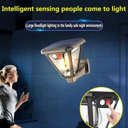 1~2Pack Solar Lights Outdoor 2IN1 Waterproof LED Tungsten Light Bulb Motion Sensor Wall Lamp for Garden Decoration Lawn Camping