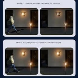 1~2Pack Solar Lights Outdoor 2IN1 Waterproof LED Tungsten Light Bulb Motion Sensor Wall Lamp for Garden Decoration Lawn Camping