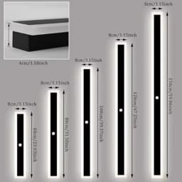 LED Long Outdoor Wall Lamp IP65 Waterproof Wall Light Aluminum Light Garden Villa Porch Sconce Light 110V 220V Sconce Luminaire