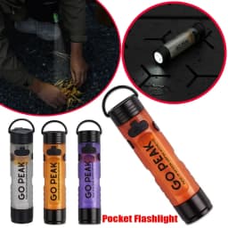 GOPEAK Pocket Mini Flashlight Camping Portable LED Key Clip Cap Ambient Light Outdoor Emergency Relief Small Endurance Long 5050