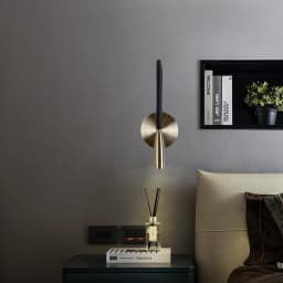 Big 583mm LED Wall Lamp 3W Nordic Antique Bronze Black White Bedside Adjustable Arm Reading Lamp Hotel Home Room Decoration