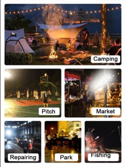 High Power Magnetic LED Light Bar 2026 New Portable USB Rechargeable Work Light 3 Modes IP66 Waterproof Emergency Power Bank