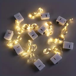 LED Fairy Lights Copper Wire String Lights Battery Powered Warm & Multicolor Mini Garland For Wedding Party Gift Box Decoration