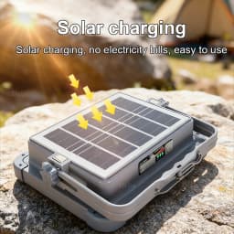 Portable Solar Lantern 100000LM LED Rechargeable Lantern Emergency Outdoor Camping Bulb Lamp Searchlight Night Tent Light