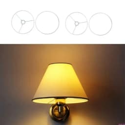 Professional Round Metal Drum Lamp Shade Rings Support Fitting DIY Ceiling Light Frame Fix Rings Round Metal Rings Hardware