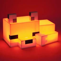 1/2pcs MC Game Cute Fox Night Light Soft Orange Glow Desk Lamp Home Atmosphere Luminous Table Lamp for Playrooms or Children