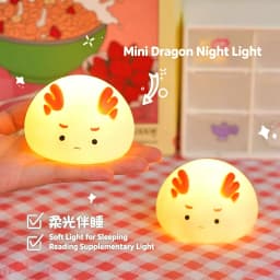 Mini Cute Bunny Night Light Cute Girly Heart Ornament Bedroom Ornament Sleeping Lamp Girl Birthday Gift Atmosphere Table Lamp