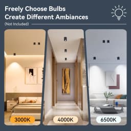 GU10 Led Downlight Spot Replacement Bulb Ceiling Lighting for Living Room Bedroom Lamp Adjustable Angle Down Light AC85-265V