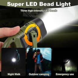 Solar Hand Crank Flashlight LED Dynamo Hand Press Torch Portable Camping Survival Lamp Outdoor Home Power Emergency Light