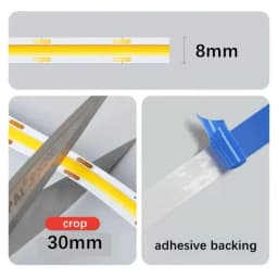 DC5V USB Motion Sensor 8mm COB LED Strip 3 Modes Dimmable Induction Night Light for Bedroom TV Backlight Kitchen Cupboard Decor