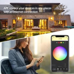 18W 15W Zigbee 3.0 Led Light bulb E27 Smart Lamp RGBCW Works With Alexa Echo Plus Voice Control Home Assistant Z2M Yandex Hub