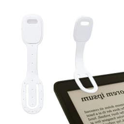 2-in-1 Clip-On Book Light with Dimmable Brightness Ultra-thin Mini Book Light Rechargeable Eye-Caring LED Reading Light Travel