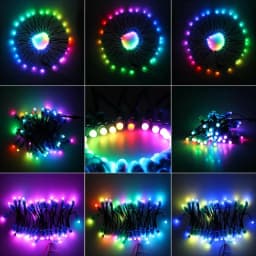 2026 50pcs T1000S Kits DC5V 12mm WS2811 IC Full Color Pixel LED Module Light IP68 Waterproof RGB Color Digital LED Pixel Light