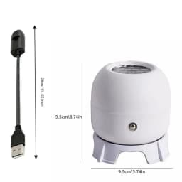 360 Degree Rotating Dreamy Ocean Projector Ocean World Flexible Neck Party Ambient Light Ocean-Themed Snowflake Projector Lamp