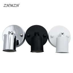 Universal 180 Degree Steering E14 E27 Lamp Holder High Temperature Resistant Ceramic Screw Lamp Base