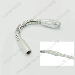 1/5/10pc Dia6mm LED Gooseneck Desk Lamp Soft Flexible Light Holder 10/20/30CM Table Lamp Lights Accessories LED Hose Metal Pipe