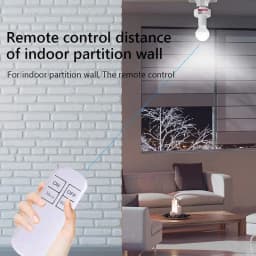 Wireless Remote Control E27 Light Socket Smart Switch LED Lamp Base House Timer Switch WiFi Light Bulb Holder Room Smart Device